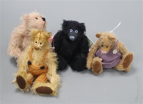 Four Artist bears